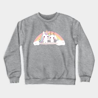 Horny Unicorn and Jackalope Crewneck Sweatshirt